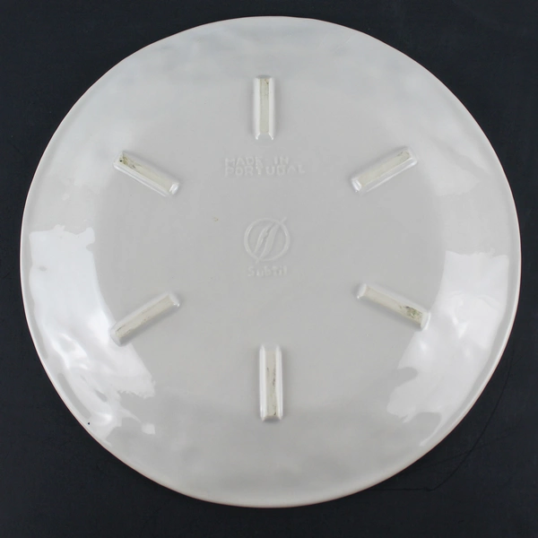 Subtil Decorative Plate Platter Round Fruits Acorns 11" Made in Portugal