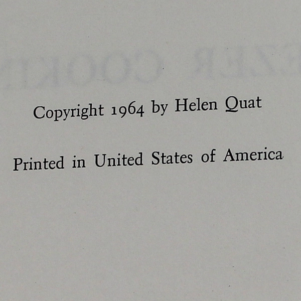 The Wonderful World of Freezer Cooking by Helen Quat 1964 HC DJ Pre-Owned