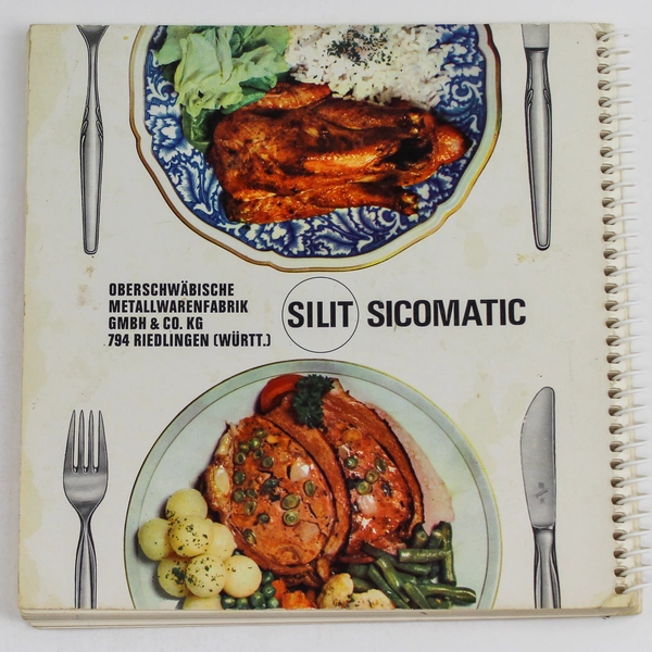 Silit Sicomatic Cookbook 1971 Vintage Cooking Guide & Recipes - Good Condition