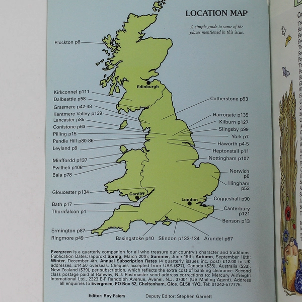 Evergreen Britain's Brightest Country Quarterly Autumn 1996