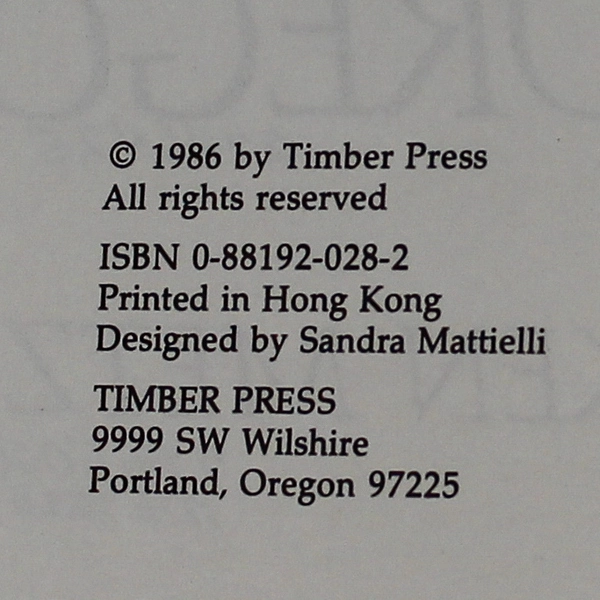 The Best of Oregon by Ken Metzler 1986 Timber Press Ex-Library Book