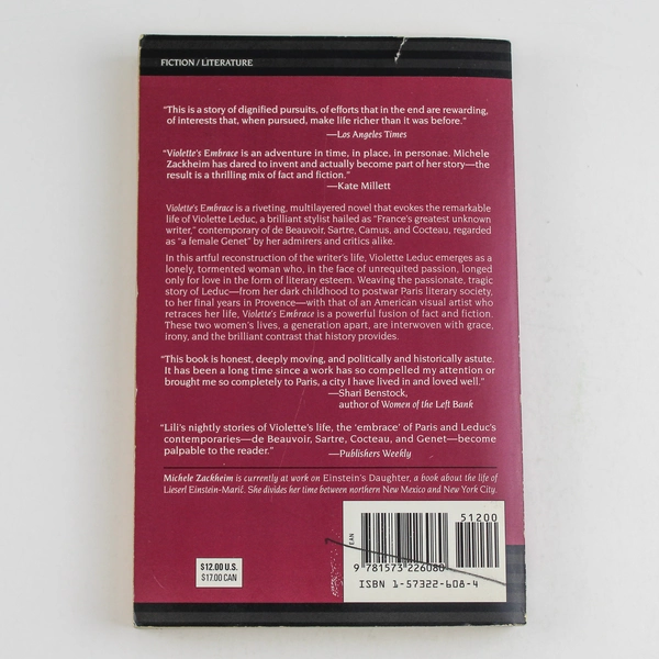 Violette's Embrace by Michele Zackheim 1996 Paperback Good Condition