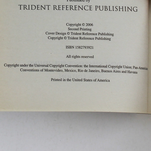 The New International Webster's Standard Dictionary 2006 Trident Good