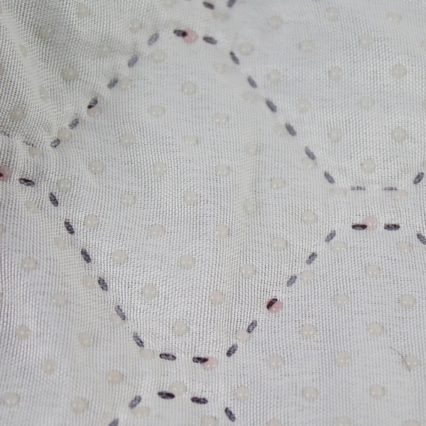 Dolly Madison Burgundy Chair Slipcover 70x65" - Pre-owned with Tear