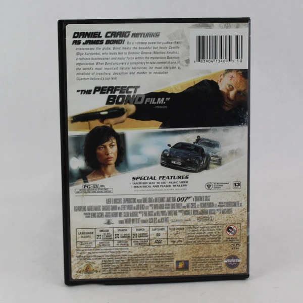 Quantum of Solace DVD 007 Daniel Craig Action Movie - Good Condition