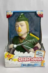 Celebriducks Rubber Ducky Bill Clinton Robin Hood Bath Duck Bathe NIB 81052 2007