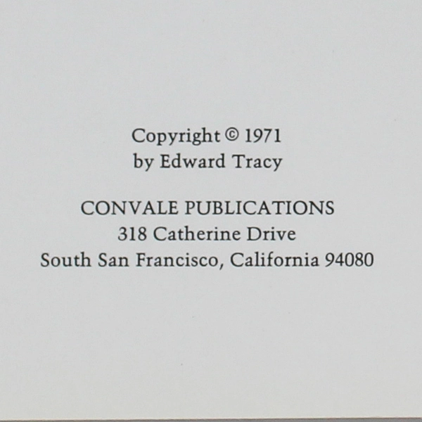 The Covenant of Death by Edward Tracy 1971 Convale Paperback Book