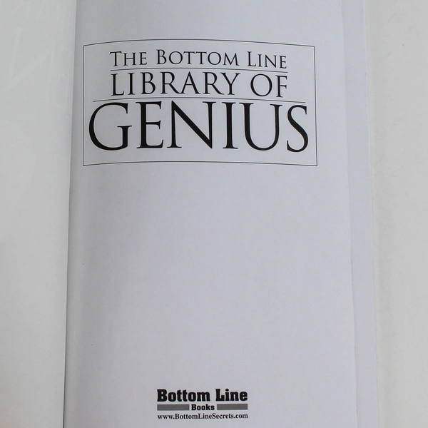The Bottom Line Library of Genius 2006 Paperback Book by Boardroom Inc