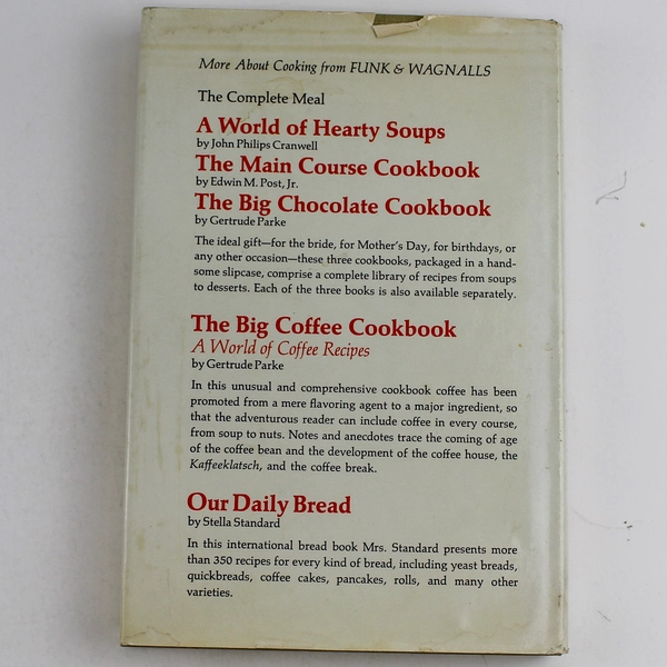 Meals That Can Wait Patricia Brooks 1970 Funk And Wagnalls Hardcover Dust Jacket