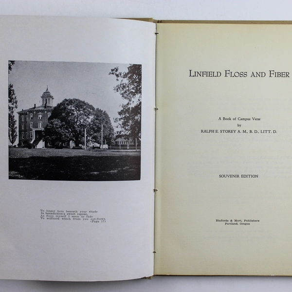 Linfield Floss and Fiber by Ralph E. Storey 1948 Hardcover Book, Good Condition