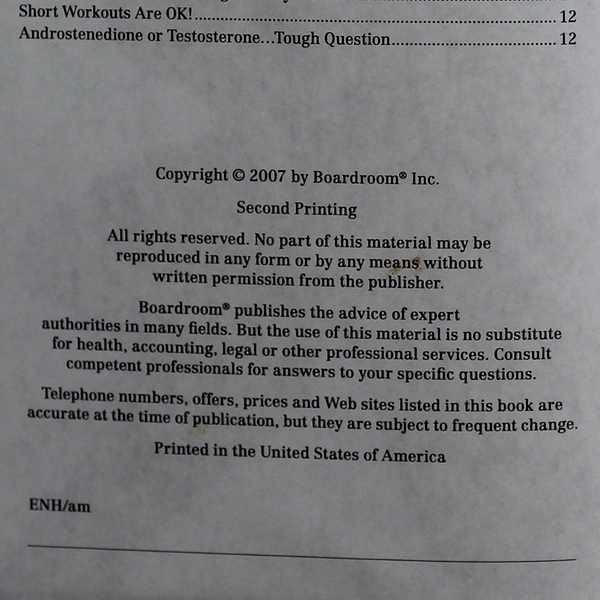 Natural Healing Breakthroughs for Men 2007 PB Book - Acceptable Condition