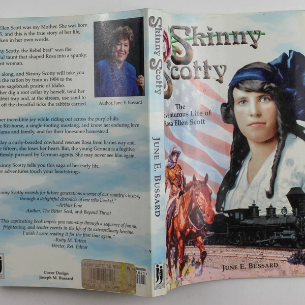 Signed Skinny Scotty by June E. Bussard 1996 Paperback Book Good Condition