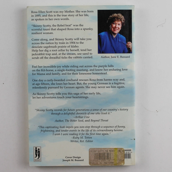 Signed Skinny Scotty by June E. Bussard 1996 Paperback Book Good Condition