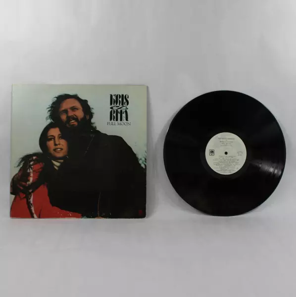 Kris Kristofferson & Rita Coolidge Full Moon Vinyl Record Used As-Is