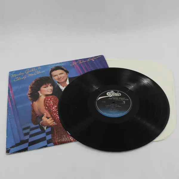 Mickey Gilley & Charly McClain "It Takes Believers" Vinyl Record 33RPM
