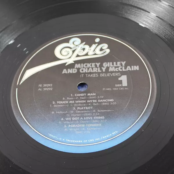 Mickey Gilley & Charly McClain "It Takes Believers" Vinyl Record 33RPM