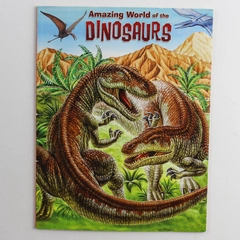 Amazing World of Dinosaurs Book by Silver Dolphin, Good Condition, Fun Read!