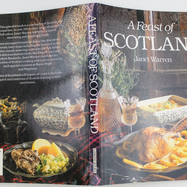 A Feast of Scotland by Janet Warren 1990 Lomond Books Paperback Good