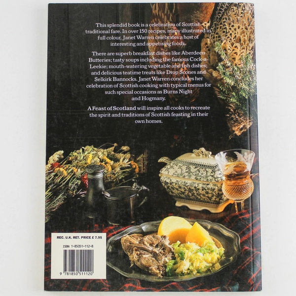 A Feast of Scotland by Janet Warren 1990 Lomond Books Paperback Good