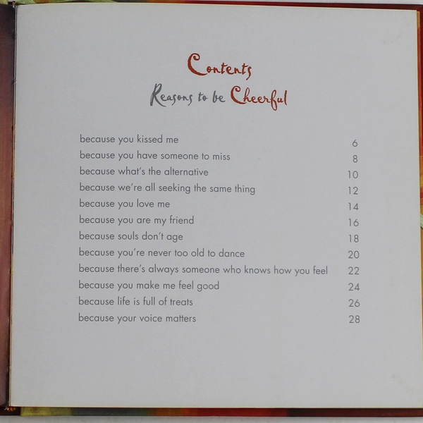 Reasons to be Cheerful Book by Nel Whatmore - Paintings & Poems, 2007 HC