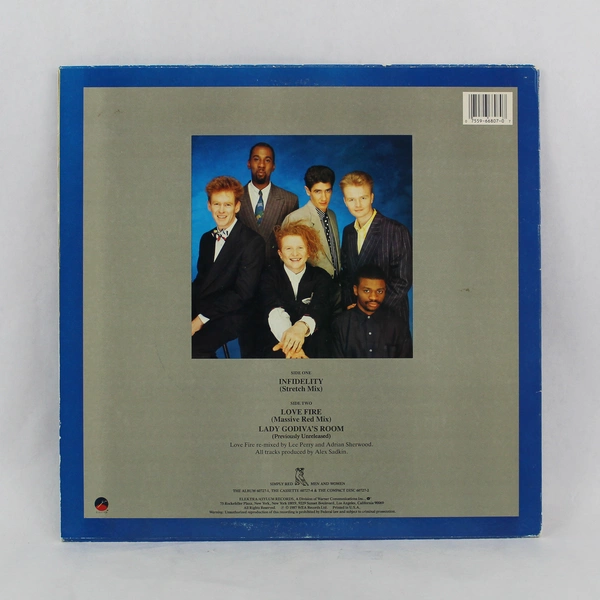 Simply Red Infidelity Promo Vinyl Record 33RPM Elektra - Used, As-Is