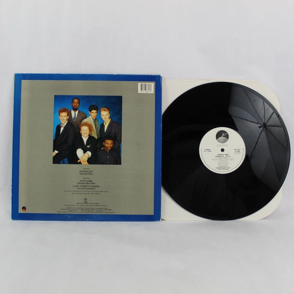 Simply Red Infidelity Promo Vinyl Record 33RPM Elektra - Used, As-Is