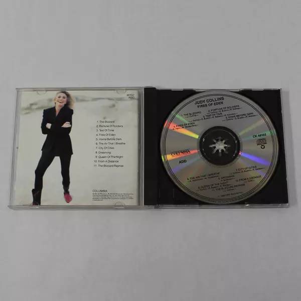 Judy Collins Fires of Eden CD 1990 Columbia CK 46102 Pop Music As-Is Good