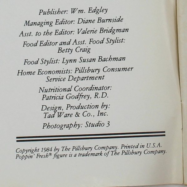 Pillsbury Come For Brunch II Cookbook 1984 - Good Pre-Owned Condition