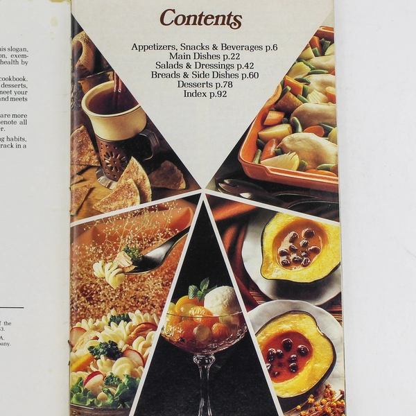 Pillsbury Say Yes to Less Cookbook 1983 Good Condition Stained Cover