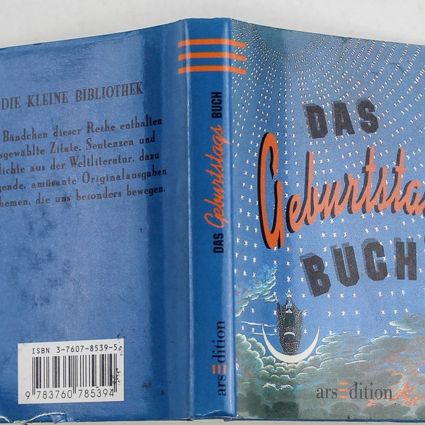 Das Geburtstags Buch by Armand Eisen 1995 Hardcover with Dust Jacket