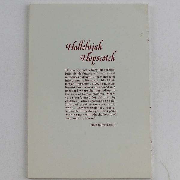 Hallelujah Hopscotch by Rachael C. Burchard Signed 1986 PB Good Condition