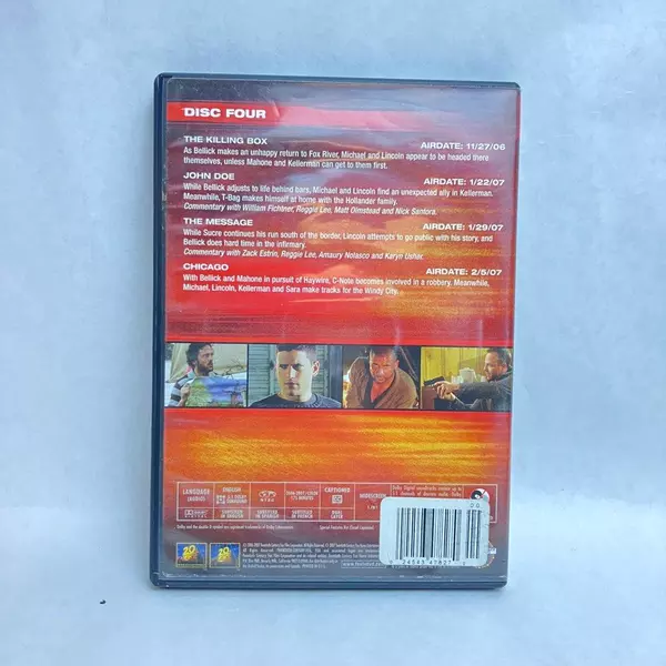 Prison Break Season 2 Disc 4 DVD Episodes 13-16 2007 20th Century Fox