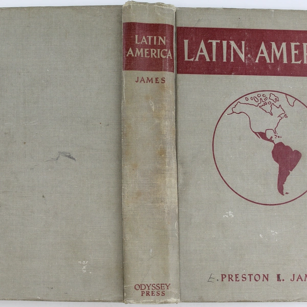 Latin America by Preston E. James 1942 Odyssey Press Hardcover - Good Condition