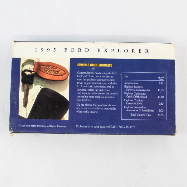 1995 Ford Explorer Owner's Guide Videotape - Pre-Owned, As-Is Collectible
