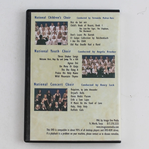 Artistry & Excellence Light the Fire DVD 2003 OAKE National Honor Choirs