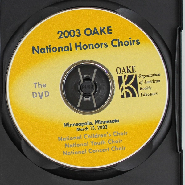 Artistry & Excellence Light the Fire DVD 2003 OAKE National Honor Choirs