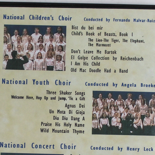 Artistry & Excellence Light the Fire DVD 2003 OAKE National Honor Choirs