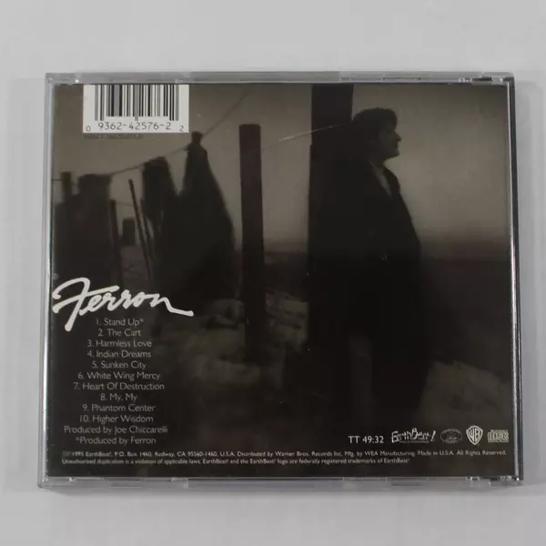 Ferron Phantom Center 1995 CD EarthBeat Records Folk Rock Music Good Condition