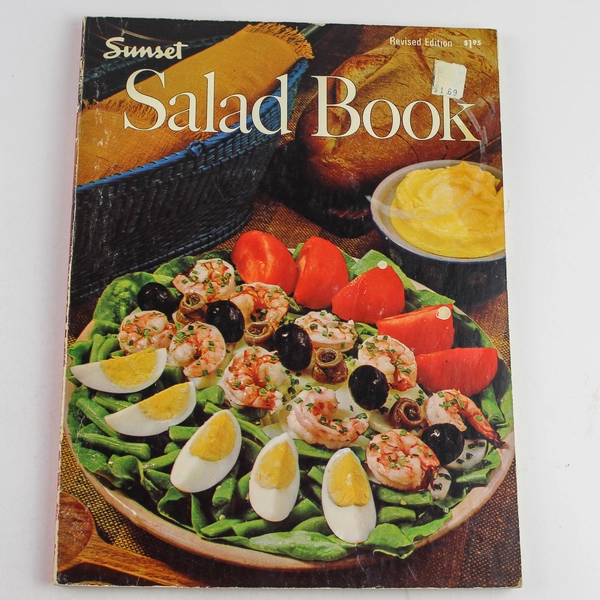 Sunset Salad Book Revised Edition 1969 Cookbook - Good Pre-Owned Condition