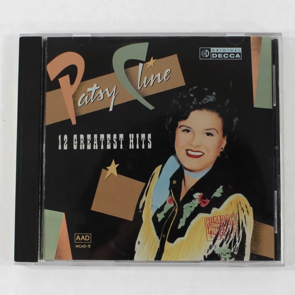 Patsy Cline 12 Greatest Hits CD BMG 1988 Country Music MCAD-12