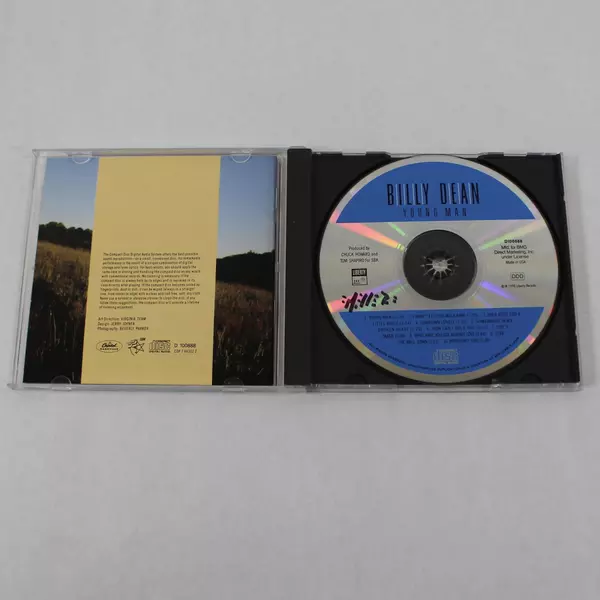 Billy Dean Young Man CD 1990 Liberty Records - Pre-Owned Country Music