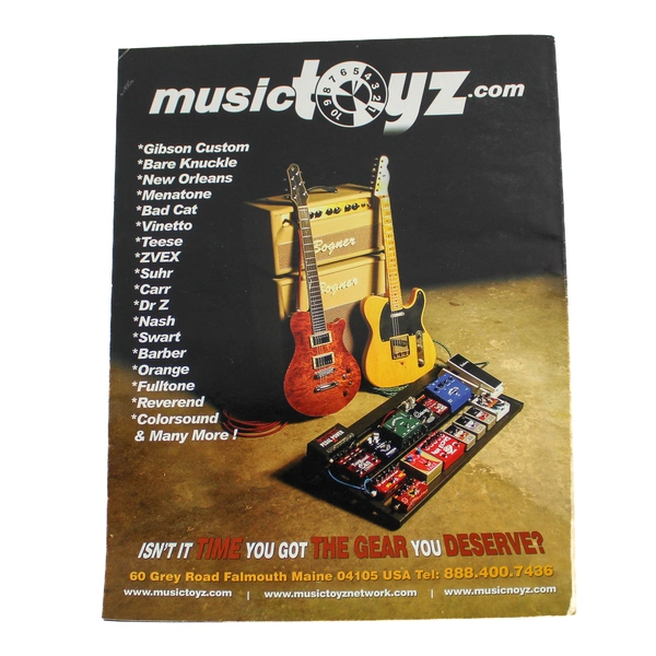 Vintage Guitar Magazine Aug 2007 Joe Bonamassa - Good Condition