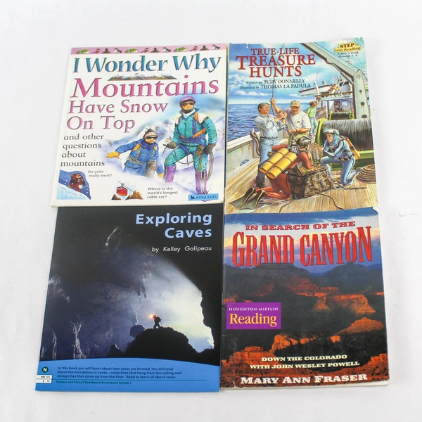 Lot of 4 Educational Children's Non-Fiction Books: Grand Canyon & More