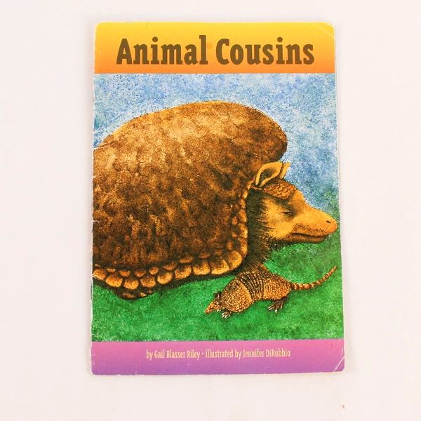 Lot of 2 Children's Easy Reader Books: Animal Cousins & Dinosaurs