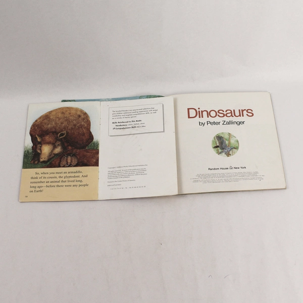 Lot of 2 Children's Easy Reader Books: Animal Cousins & Dinosaurs