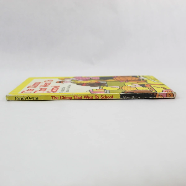 Vintage The Chimp That Went To School by Peggy Parish Hardcover Book 1982