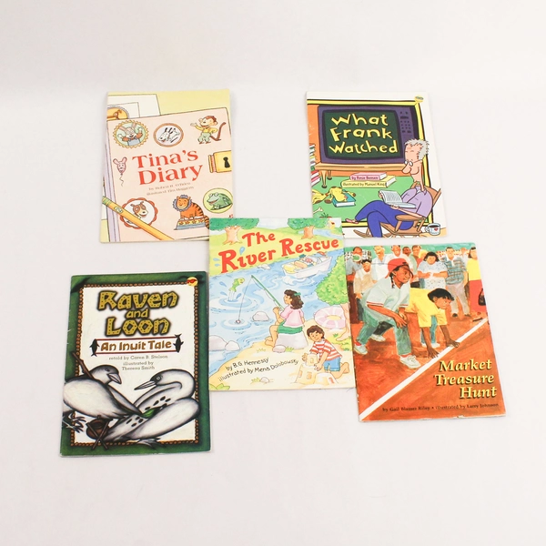 Lot of 5 Scott Foresman Easy Level Children's Reading Books Pre-owned