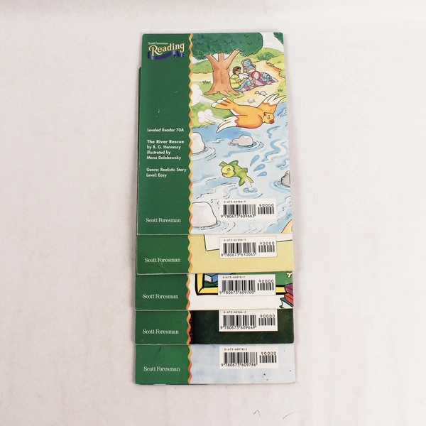 Lot of 5 Scott Foresman Easy Level Children's Reading Books Pre-owned