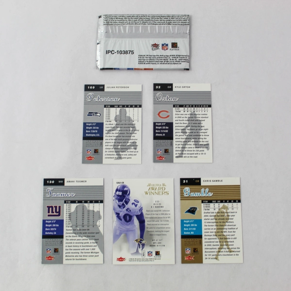 Lot of 5 Fleer Ultra 2006 NFL Trading Cards - Hobby Award Winners