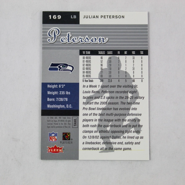 Lot of 5 Fleer Ultra 2006 NFL Trading Cards - Hobby Award Winners